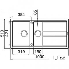Кухонная мойка Elleci Best 475 Espresso M78