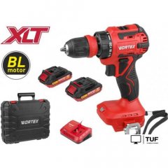 Дрель-шуруповерт Wortex BD 2025 LiSET ALL1 XLT 1325843 (с 2-мя АКБ, кейс)