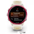 Умные часы Garmin Forerunner 570 42 мм (бежевый/розовый)