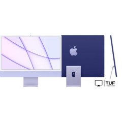 Моноблок Apple iMac M1 2021 24 (4 порта, 8/256, фиолетовый)