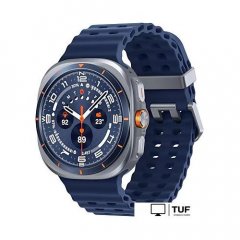 Умные часы Samsung Galaxy Watch Ultra 2025 47 мм LTE (синий титан)
