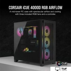 Корпус Corsair iCUE 4000D RGB Airflow CC-9011240-WW