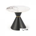 Журнальный столик Halmar Goretti S (белый мрамор/черный)
