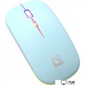 Мышь Defender Coda MB-261 (голубой/белый)