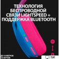Наушники Logitech G435 Lightspeed (синий/малиновый)
