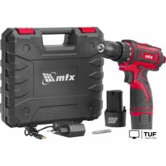 Дрель-шуруповерт MTX CDS-12 (с 2-мя АКБ, кейс)