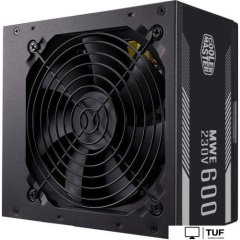 Блок питания Cooler Master MWE 600 White 230V V2 MPE-6001-ACABW-EU
