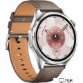Умные часы Huawei Watch GT 6 46 мм (серебристый, с коричневым кожаным ремешком, международная версия)