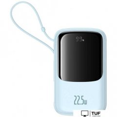 Внешний аккумулятор Baseus Qpow Pro+ Digital Display Fast Charge 22.5W 10000mAh (голубой)