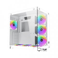 Корпус Xigmatek Aquarius Plus Arctic EN46430 (белый)