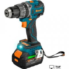 Ударная дрель-шуруповерт Bort BAB-21U 93414837 (с 2-мя АКБ, кейс)