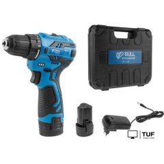 Дрель-шуруповерт Bull SR 1203 (с 2-мя АКБ, кейс)