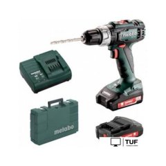 Дрель-шуруповерт Metabo BS 18 L 602321500 (с 2-мя АКБ, кейс)