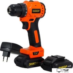 Дрель-шуруповерт Энкор ДША-16Л 50023 (с 2-мя АКБ, кейс)