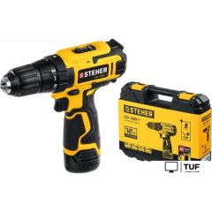 Дрель-шуруповерт Steher CD-120-1 (с 1-им АКБ, кейс)