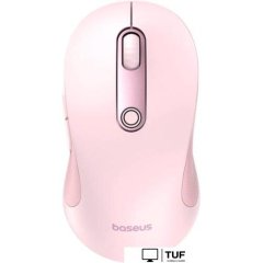 Мышь Baseus F02 Ergonomic Wireless Mouse (розовый, без батарейки в комплекте)