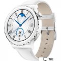 Умные часы Huawei Watch GT 3 Pro Ceramic 43 мм (белый/кожа)
