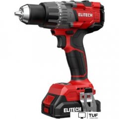 Ударная дрель-шуруповерт ELITECH ДА 21УБЛ2 E2201.048.01 (с 2-мя АКБ, кейс)