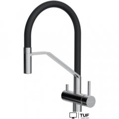 Смеситель Omoikiri Akeno-BN (нержавеющая сталь/черный)