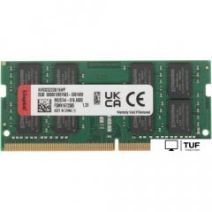 Оперативная память Kingston 16GB DDR4 SODIMM PC4-25600 KVR32S22D8/16WP