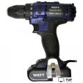 Дрель-шуруповерт WATT WAS-18 Li-2 1.018.031.12 (с 2-мя АКБ, кейс)
