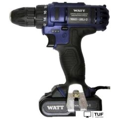 Дрель-шуруповерт WATT WAS-18 Li-2 1.018.031.12 (с 2-мя АКБ, кейс)