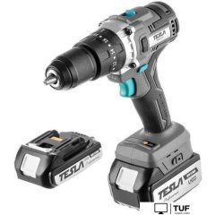 Дрель-шуруповерт Tesla TCD18HD 840374 (с 2-мя АКБ, кейс)