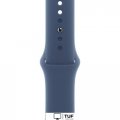 Умные часы Apple Watch SE 2 44 мм (алюминиевый корпус, серебристый/синий деним, спортивный силиконовый ремешок M/L)