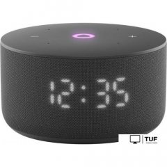 Умная колонка Яндекс Станция Мини 3 с часами (черный)