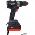 Дрель-шуруповерт WATT WAS-18 Li-2BL 1.018.090.01 (с 2-мя АКБ, кейс)