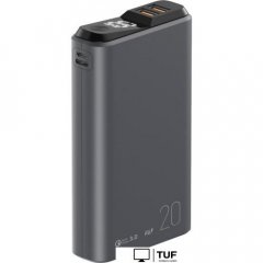 Внешний аккумулятор Olmio QS-20 20000mAh (темно-серый)