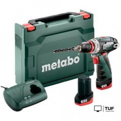 Дрель-шуруповерт Metabo PowerMaxx BS BL Q 601749500 (с 2-мя АКБ, кейс)