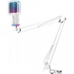 Проводной микрофон Ritmix DM-278 USB Gaming (белый)