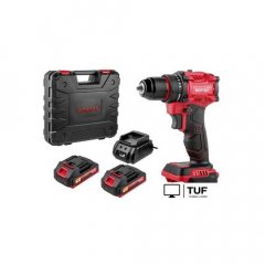 Дрель-шуруповерт Wortex LX BD 1815-1 Li ALL1 XLT 1333697 (с 2-мя АКБ, кейс)