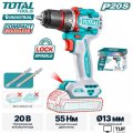 Дрель-шуруповерт Total TDLI205581 (без АКБ)