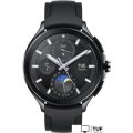 Умные часы Xiaomi Watch 2 Pro (черный, с черным силиконовым ремешком, международная версия)