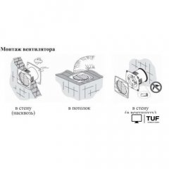 Осевой вентилятор CATA B-12 Plus Cord