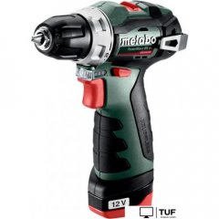 Дрель-шуруповерт Metabo PowerMaxx BS BL 601721500 (с 2-мя АКБ, кейс)