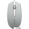 Мышь Canyon M-10 (серый/белый)