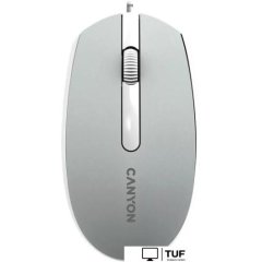 Мышь Canyon M-10 (серый/белый)