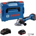 Угловая шлифмашина Bosch GWS 18V-10 P Professional 06019J4101 (с 2-мя АКБ, кейс)