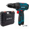 Дрель-шуруповерт Alteco CD 1210.1 Li X2 33503 (с 2-мя АКБ, кейс)