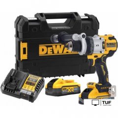 Ударная дрель-шуруповерт DeWalt DCD1007H2T (с 2-мя АКБ, кейс)