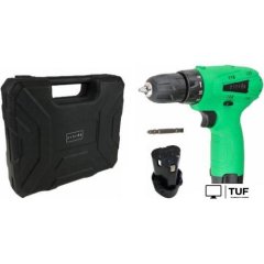 Дрель-шуруповерт Zitrek Green 12-Li 063-4072 (с 2-мя АКБ, кейс)