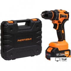 Дрель-шуруповерт Partisan AD-2180BL (с 2-мя АКБ, кейс)