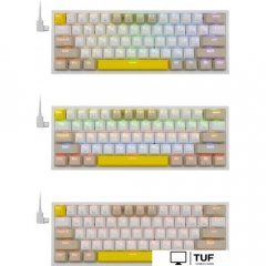 Клавиатура Redragon Fizz Pro (белый/бежевый)