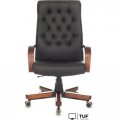 Офисное кресло Бюрократ T-9928WALNUT/ECO (черный)