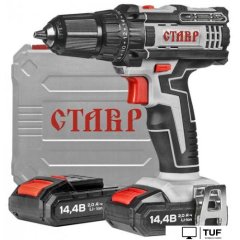 Дрель-шуруповерт Ставр ДА-14.4ЛК (с 2-мя АКБ, кейс)