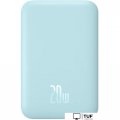 Внешний аккумулятор Baseus Magnetic Wireless PPCX020003 6000mAh (голубой)