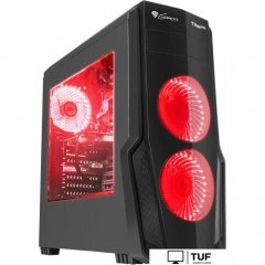 Корпус Genesis Titan 800 (красная подсветка)